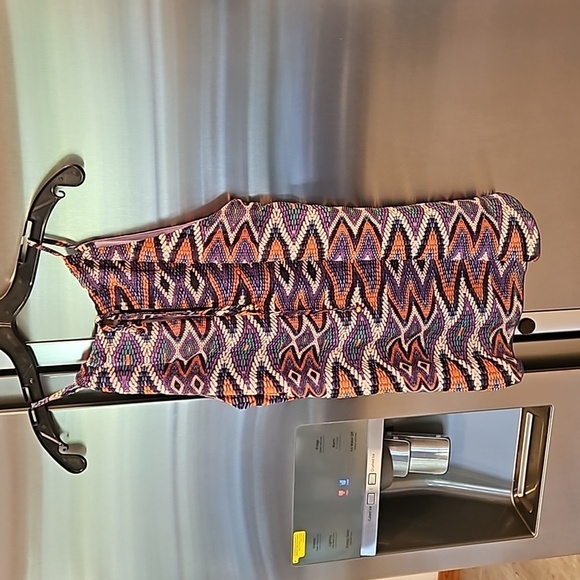 💕VERONICA M💕 Sleeveless Blouse ~ Multi-Color Print Medium NWOT - Picture 2 of 8